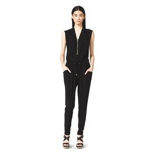 MICHAEL KORS Women’s Navy Blue Jumpsuit - Medium
